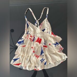 Anthropologie We Love Vera Banderole Tank size 4